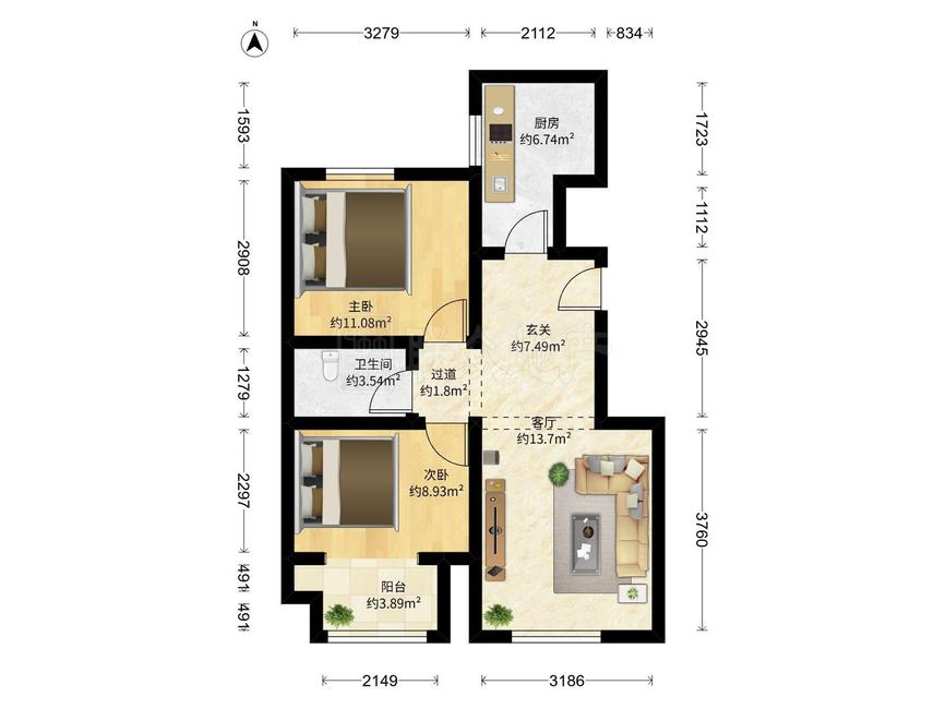 整租·首座御园(一期)