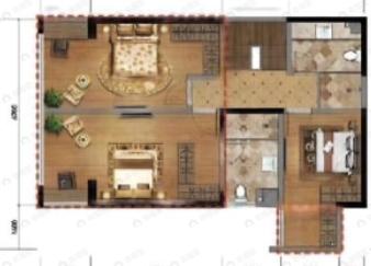 瑞鼎城天玺4室2厅3卫户型图