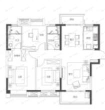 新力雅园3室2厅2卫户型图