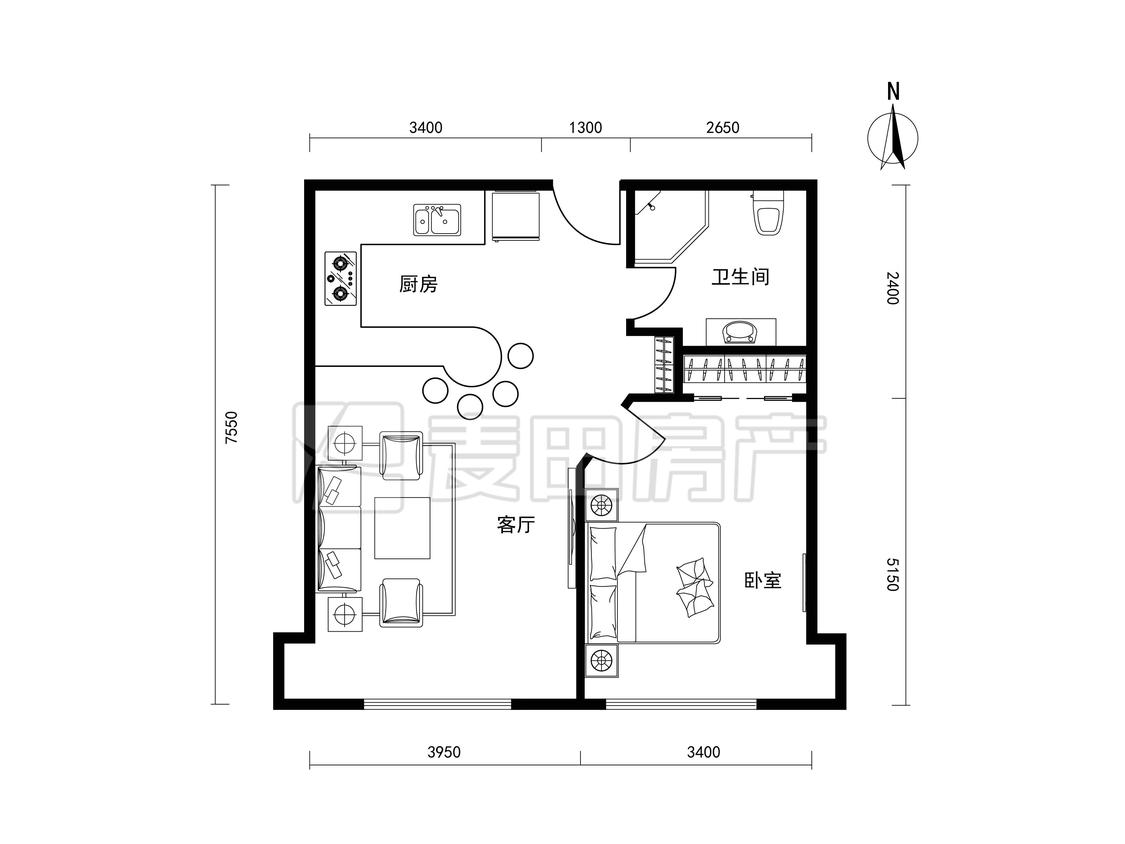 整租·乐成豪丽公寓