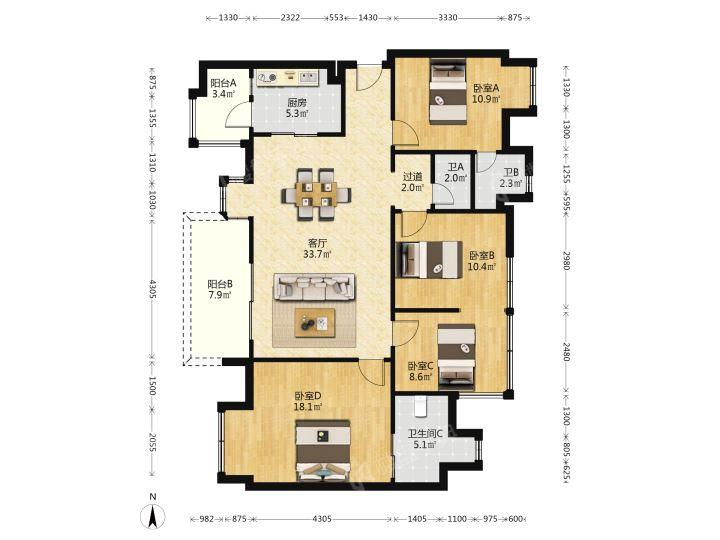 整租·人居东城花汇