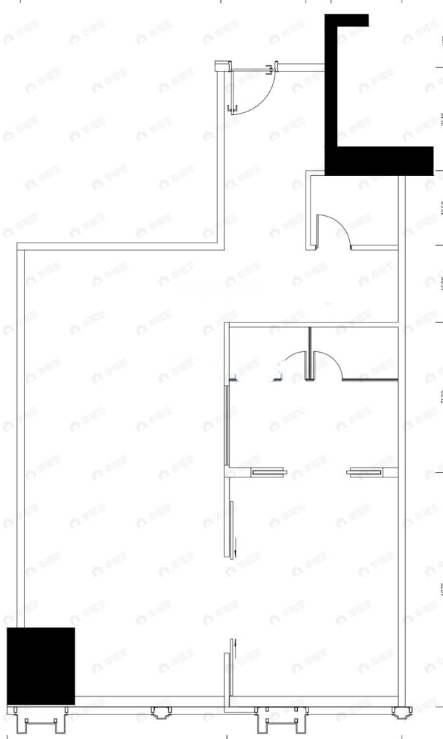 上和领誉2室2厅2卫户型图