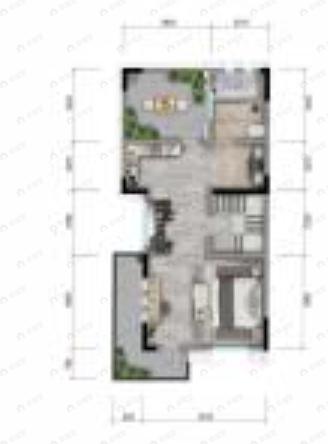 3室2厅3卫建面272平户型图