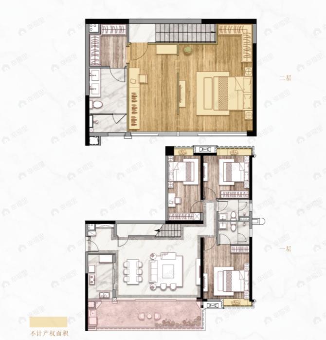 保利堂悦4室2厅3卫户型图