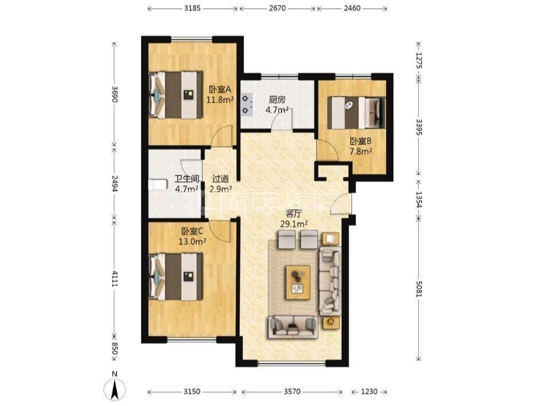 整租·保利紫荆香谷(南区)