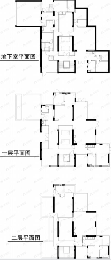 4室2厅2卫建面344平北|南户型图