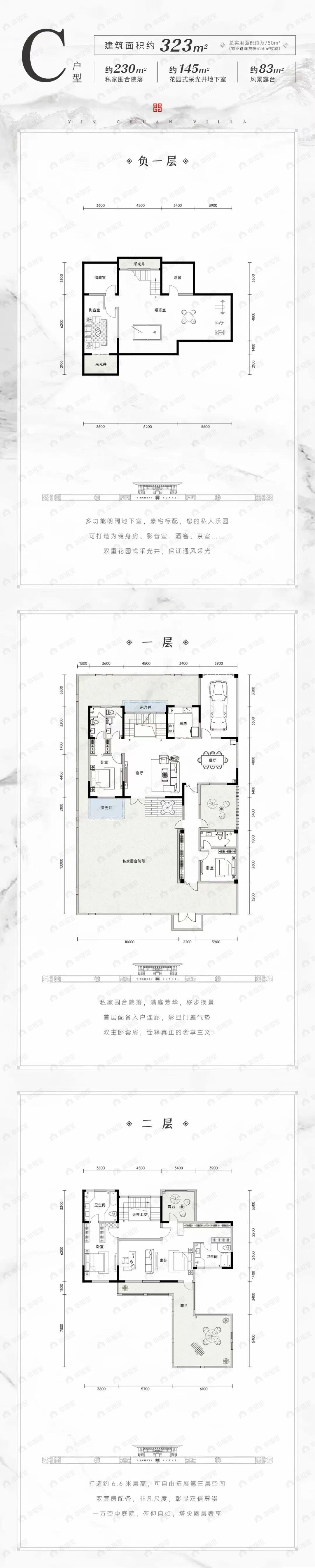 银川院子4室2厅5卫户型图