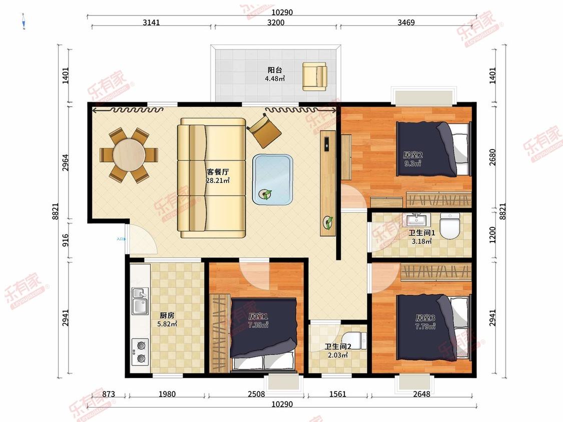 整租·帕佳图尚品