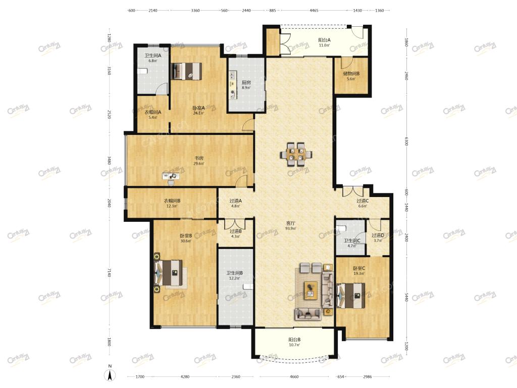 整租·敏捷畔海御峰花园(A区)