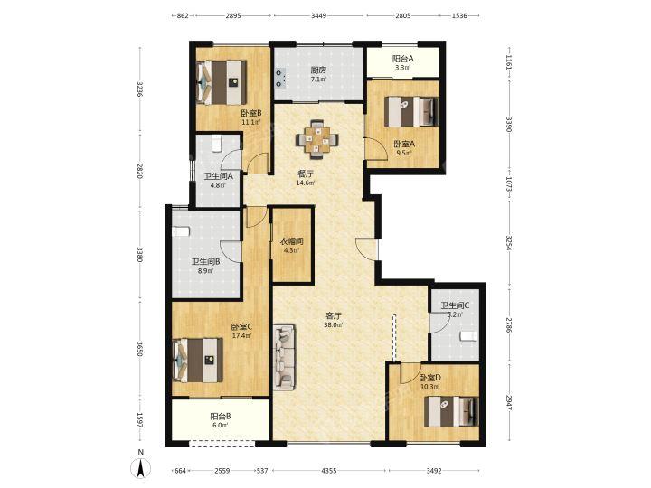 整租·融创中原壹号院
