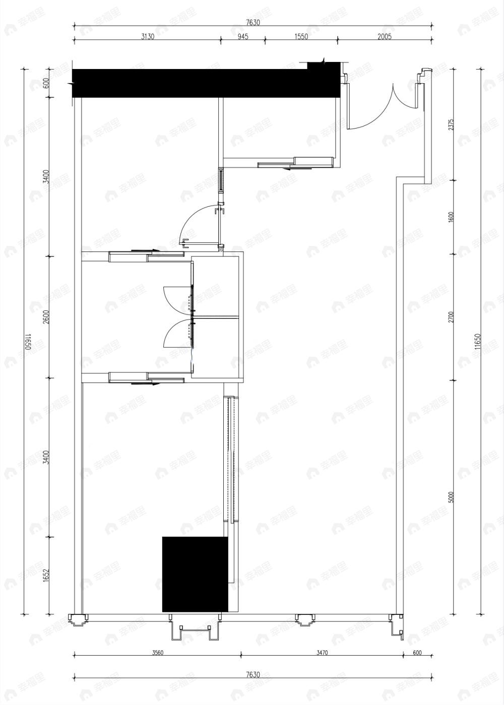 2室2厅2卫建面130平户型图