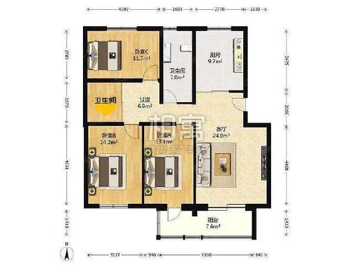 合租·天赐良园(东区)