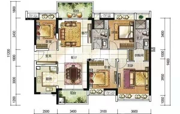 整租·时代山湖海(兼得)