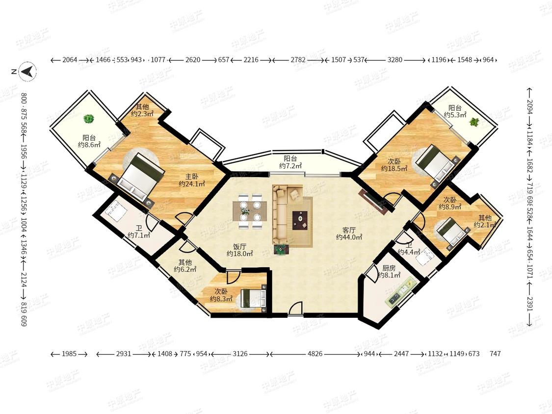 整租·中海名都