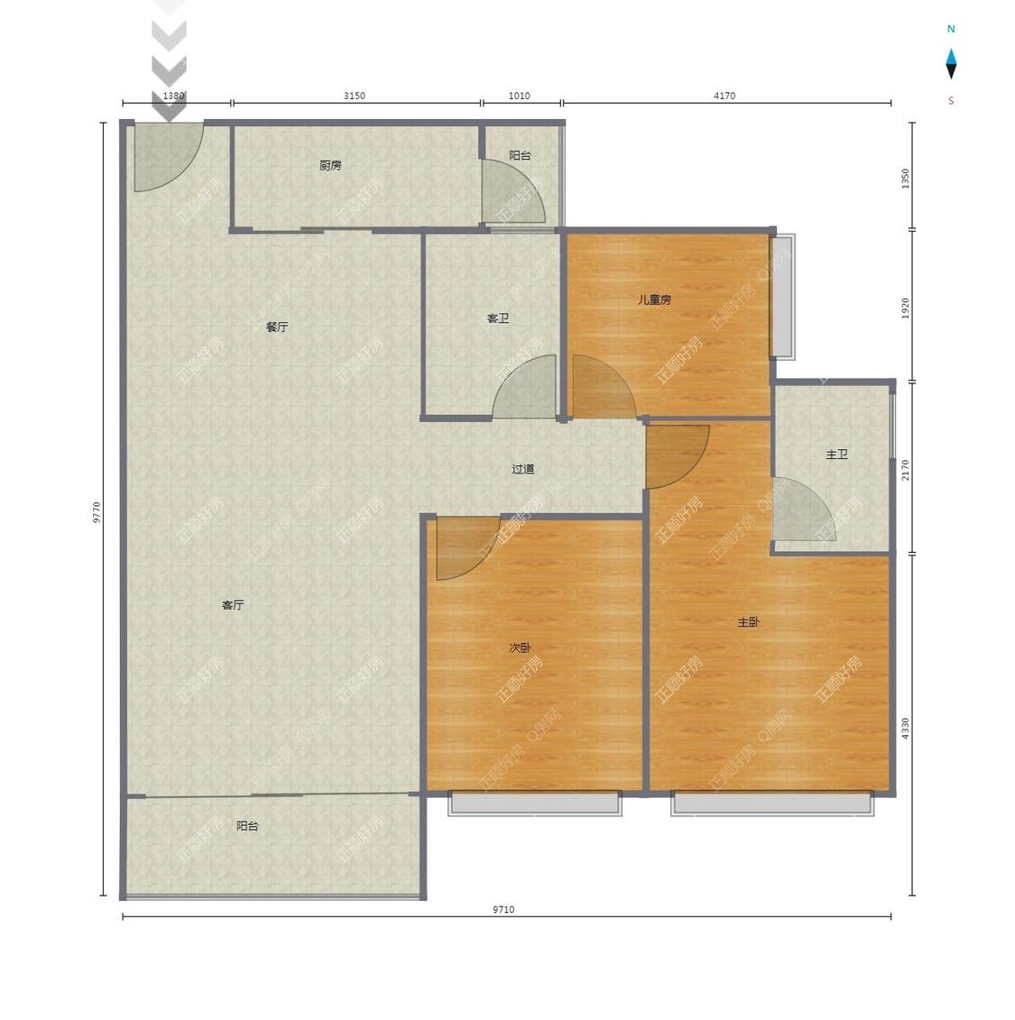 整租·绿景玺悦湾(南区)