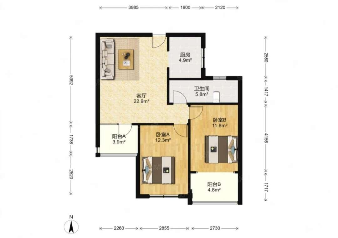 整租·阳光诺卡(二期)