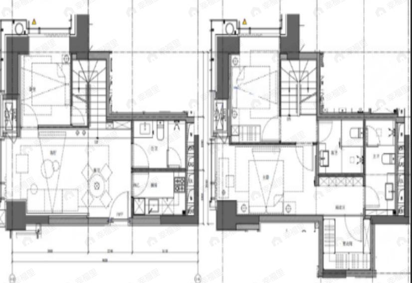 3室2厅3卫建面169m²东南户型图