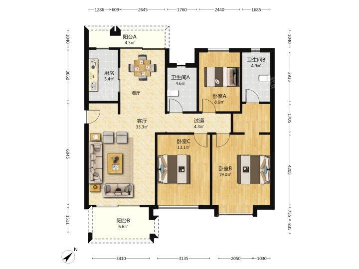 整租·万科府前一号