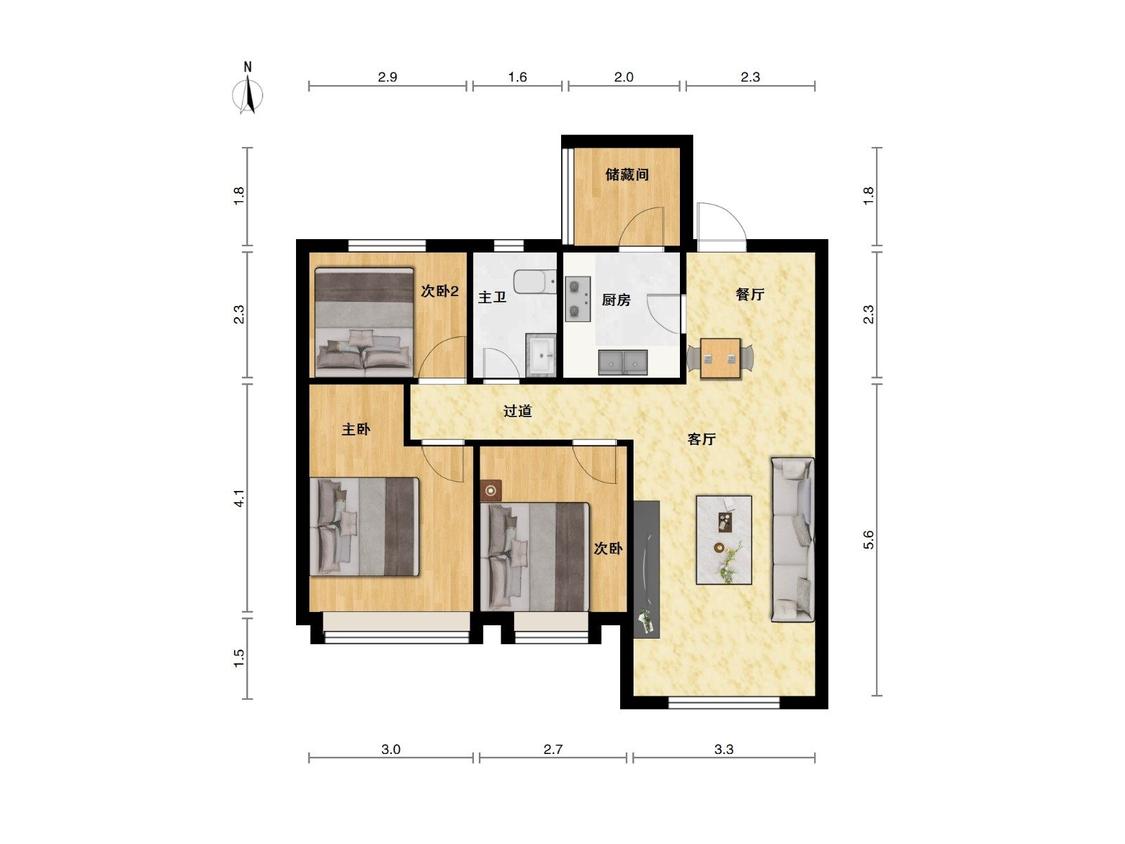 整租·西宁万科城(A区)