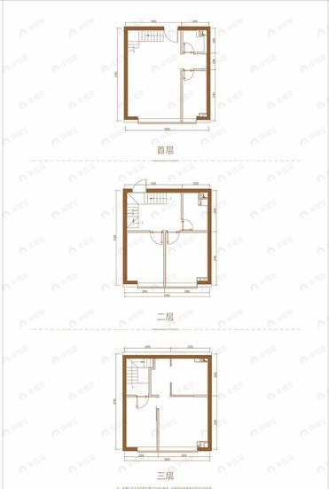 4室2厅3卫建面117平户型图