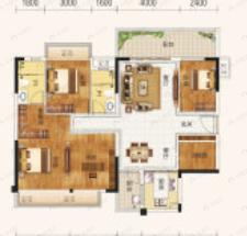 云星钱隆御园4室2厅2卫户型图