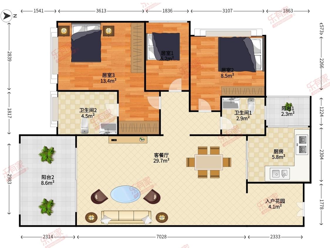 整租·中洲华府(一期)