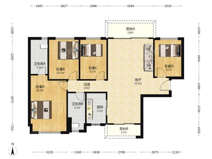 整租·碧桂园君临壹品