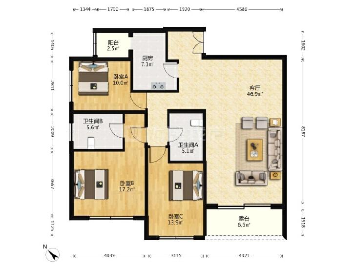 整租·丽都水岸