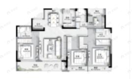 4室2厅2卫建面143平户型图