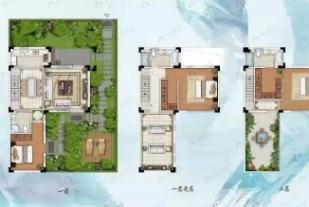 4室2厅4卫建面94平户型图
