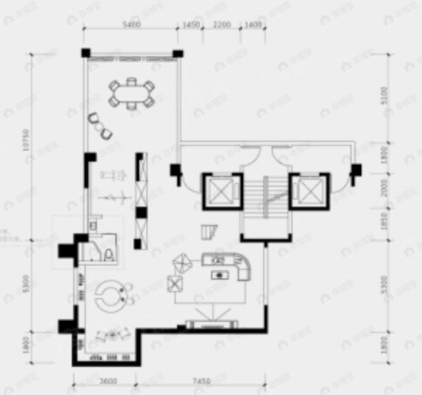 人居九林语4室2厅3卫户型图