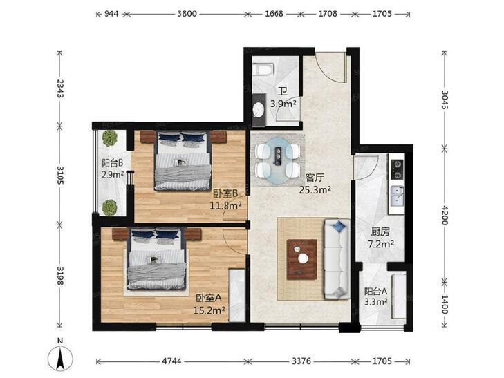 整租·新通国际花园