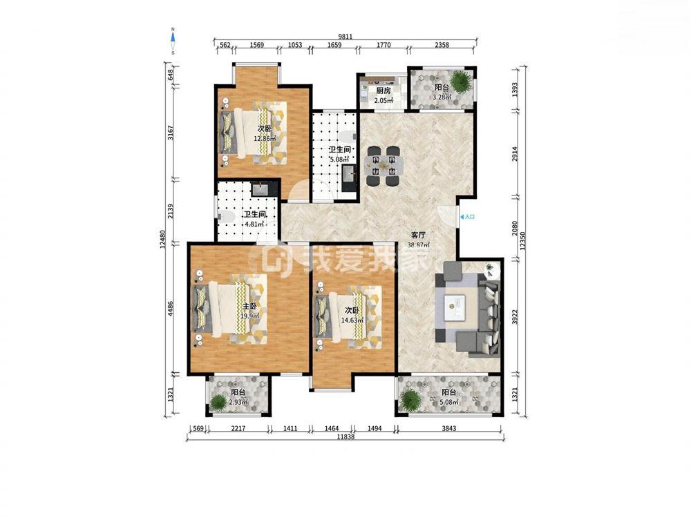 整租·翠海佳园