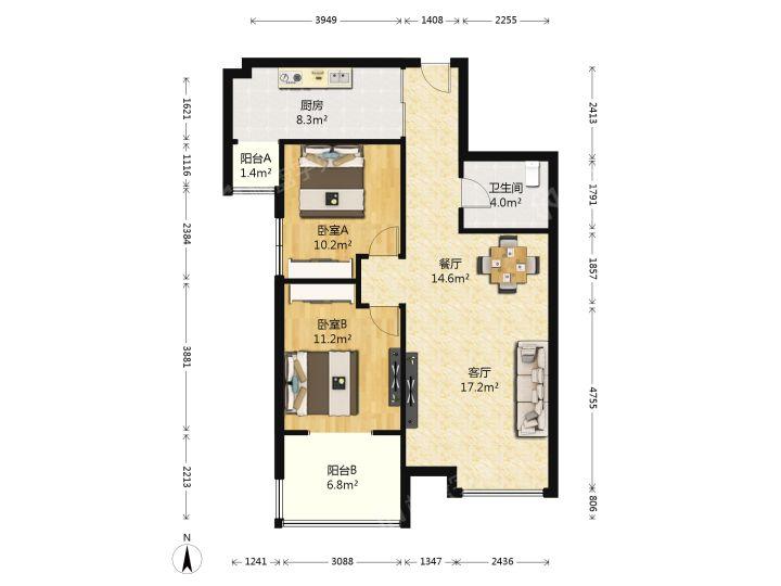 整租·荣德棕榈阳光