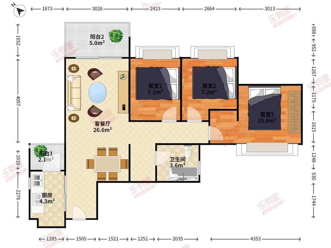 整租·观山嘉苑