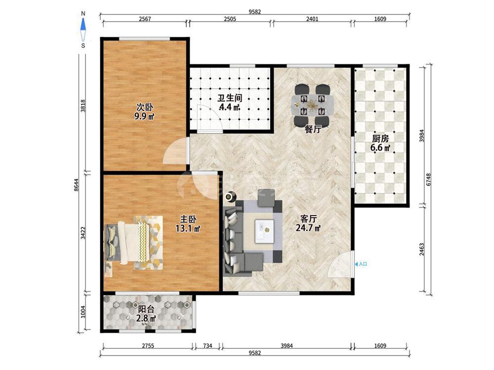 整租·龙瀚(南园)