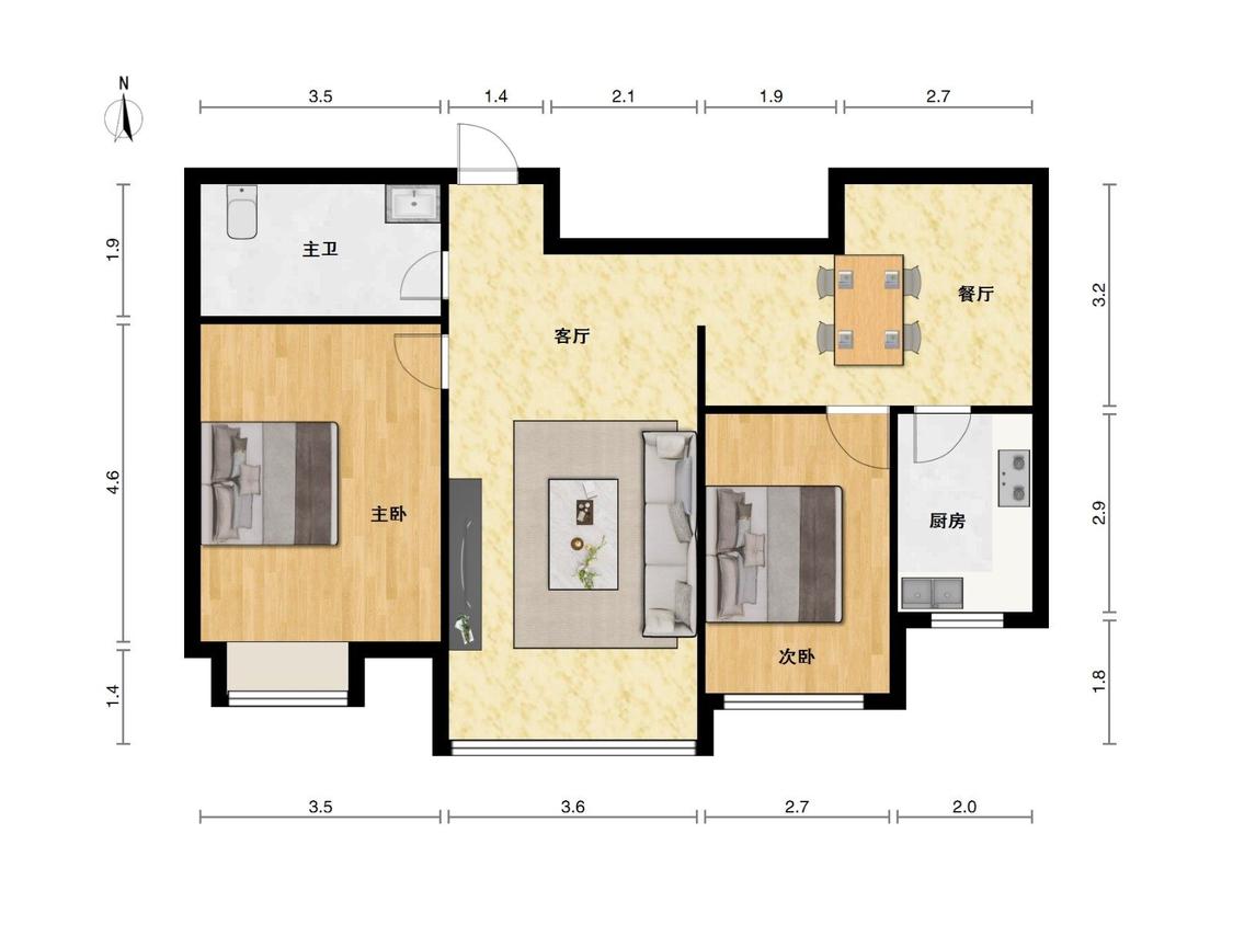 整租·虎台省委组织部家属院