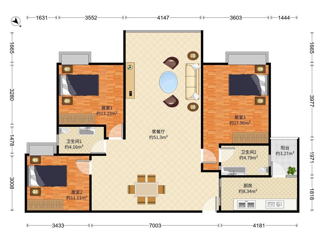 整租·珠江御景山庄