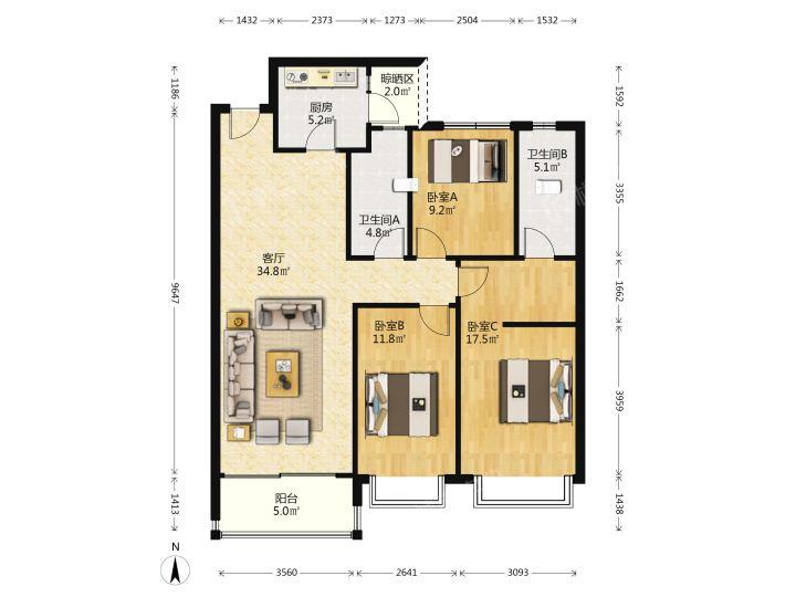 整租·恒大御景湾