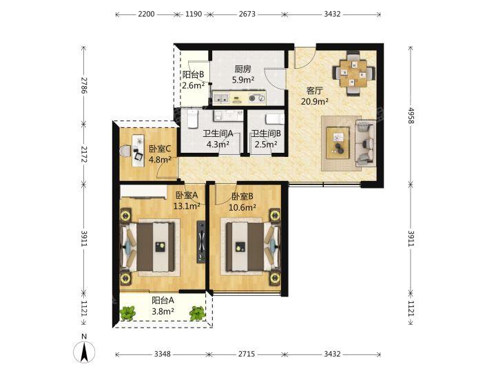 整租·振业天峦