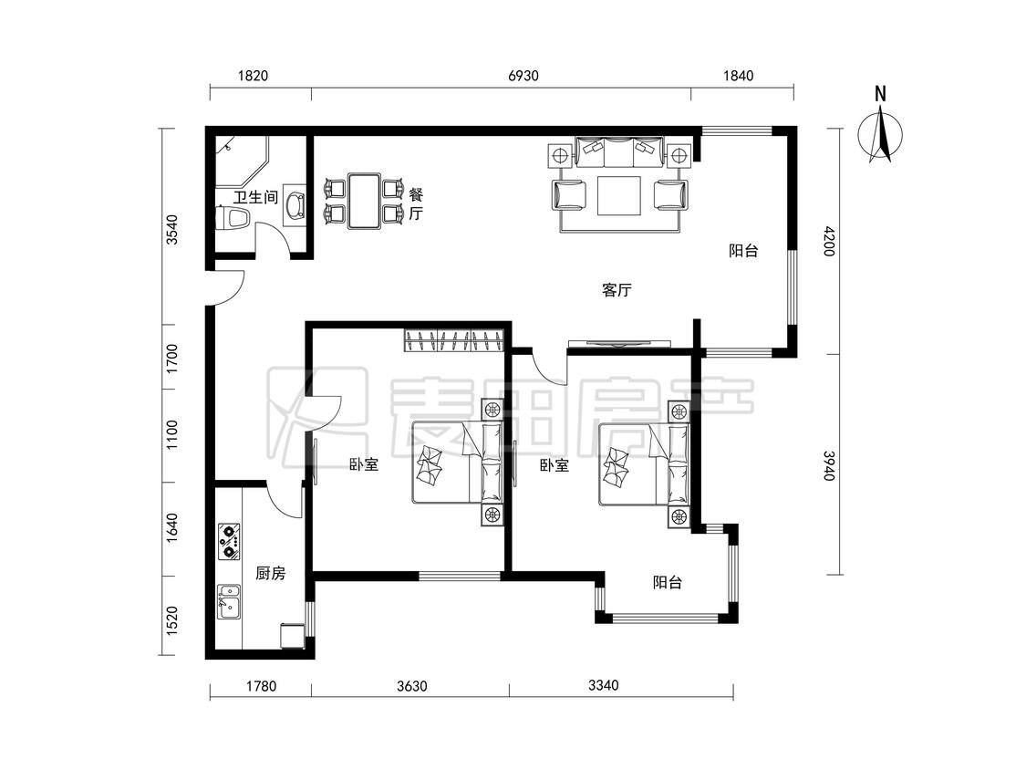整租·方庄六号