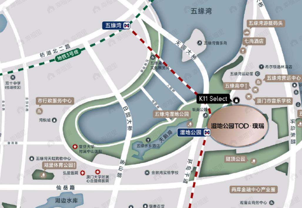 湿地公园TOD璞瑞效果图