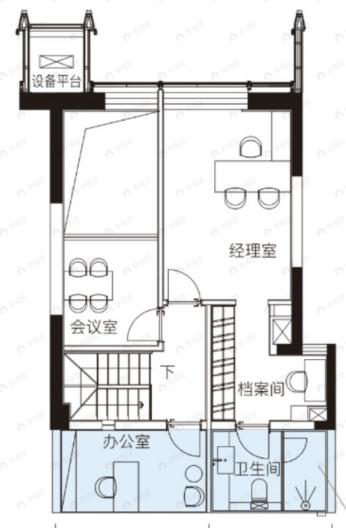 罗牛山玖悦台6室2厅2卫户型图