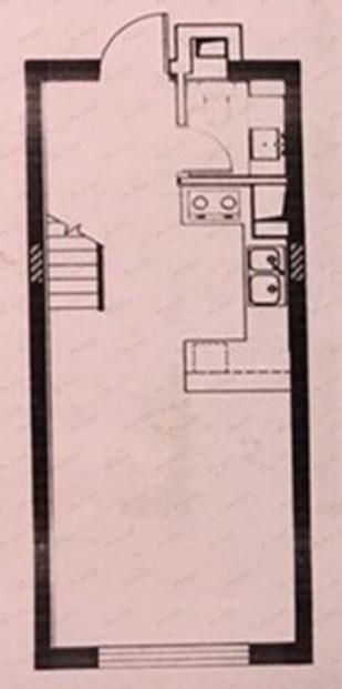 奕聪花园2室2厅2卫户型图