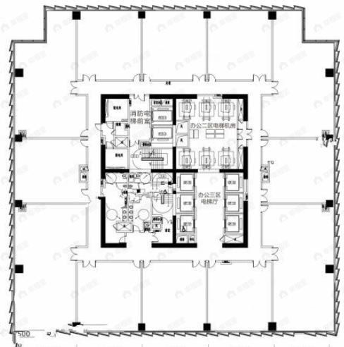 1室1厅建面215平南户型图