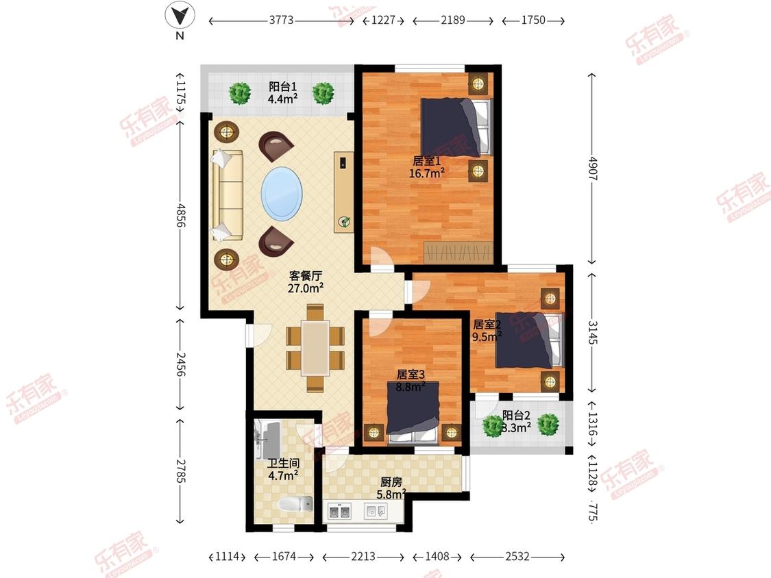 整租·景新花园