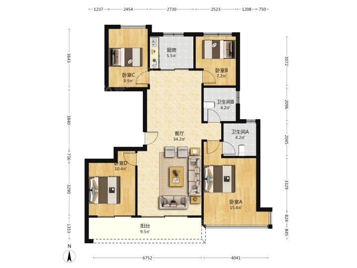 整租·金科博翠明珠