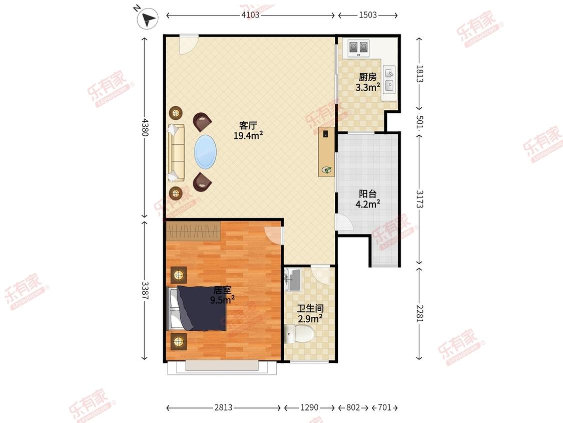 整租·滨江一号