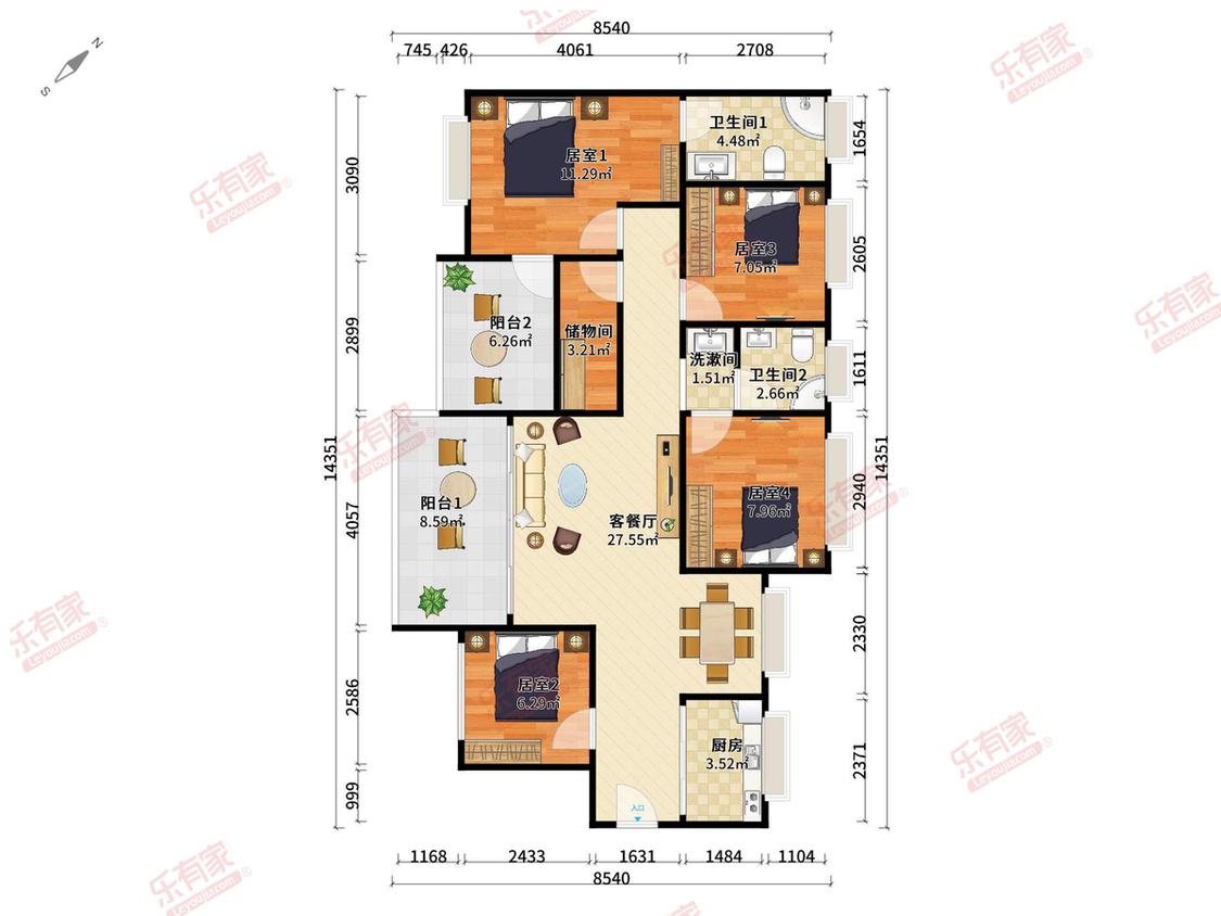 整租·宏发天汇城