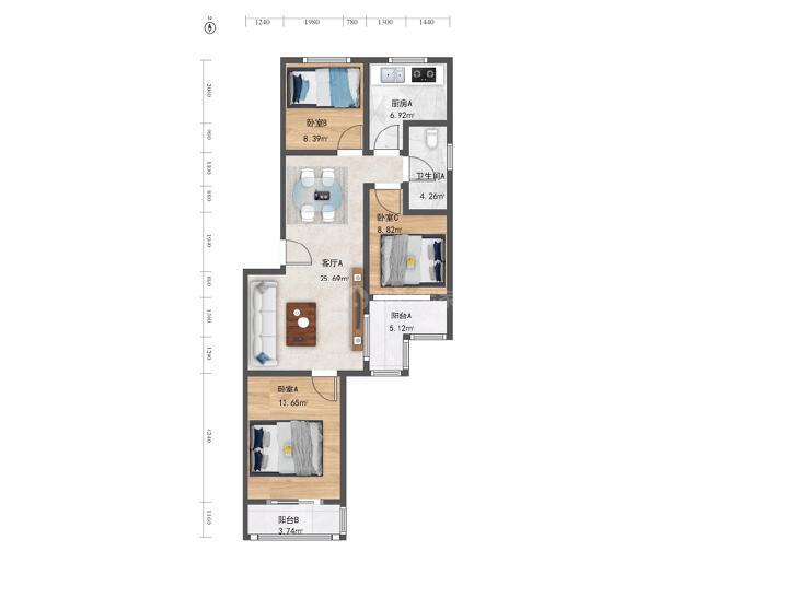 整租·怡海花园(恒丰园)